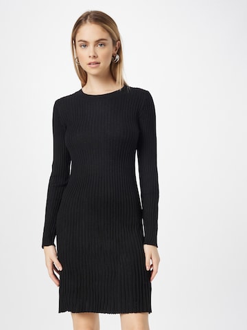 KAREN BY SIMONSEN Knit dress 'Freya' in Black: front