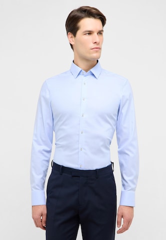ETERNA Slim Fit Hemd in Blau: Vorderseite