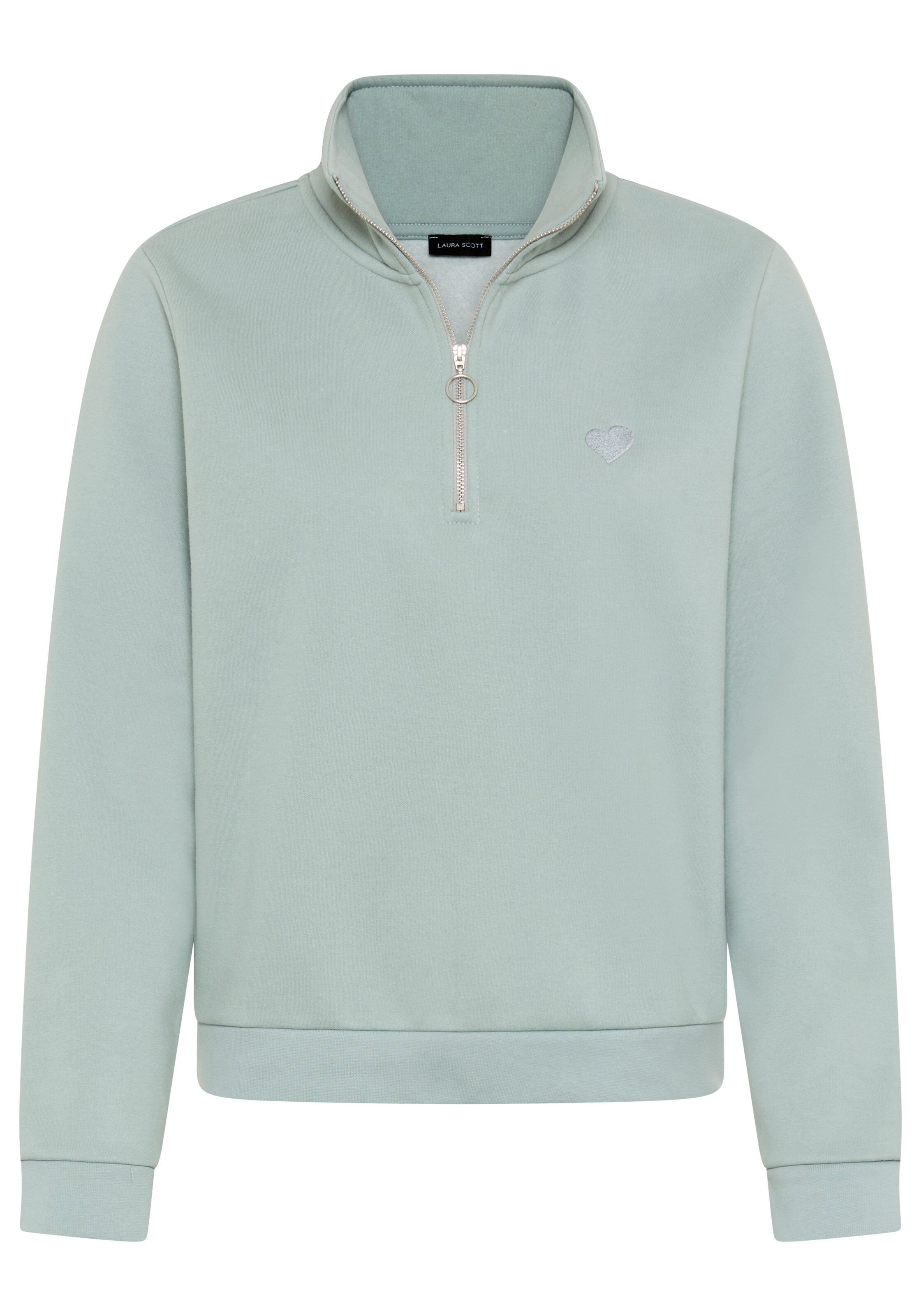 LAURA SCOTT Sweatshirt in Grün: Vorderseite