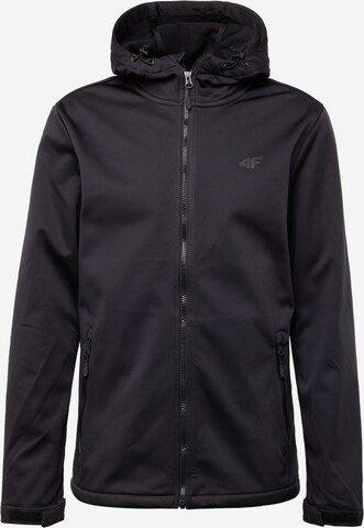 4F Outdoorjacke 'M156' in Schwarz: predná strana