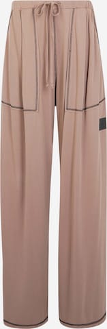 Bdtk Loose fit Workout Pants 'L.I.M.I.T.E.D' in Beige: front