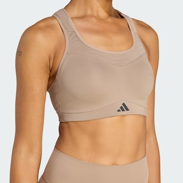 Bustino Reggiseno sportivo 'TLRDIM' di ADIDAS PERFORMANCE in marrone