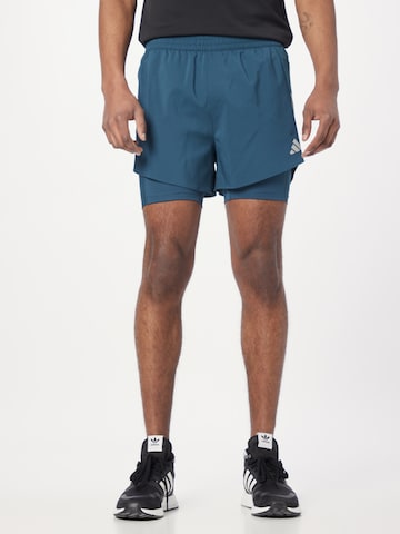 ADIDAS PERFORMANCE - regular Pantalón deportivo 'Designed 4' en azul: frente