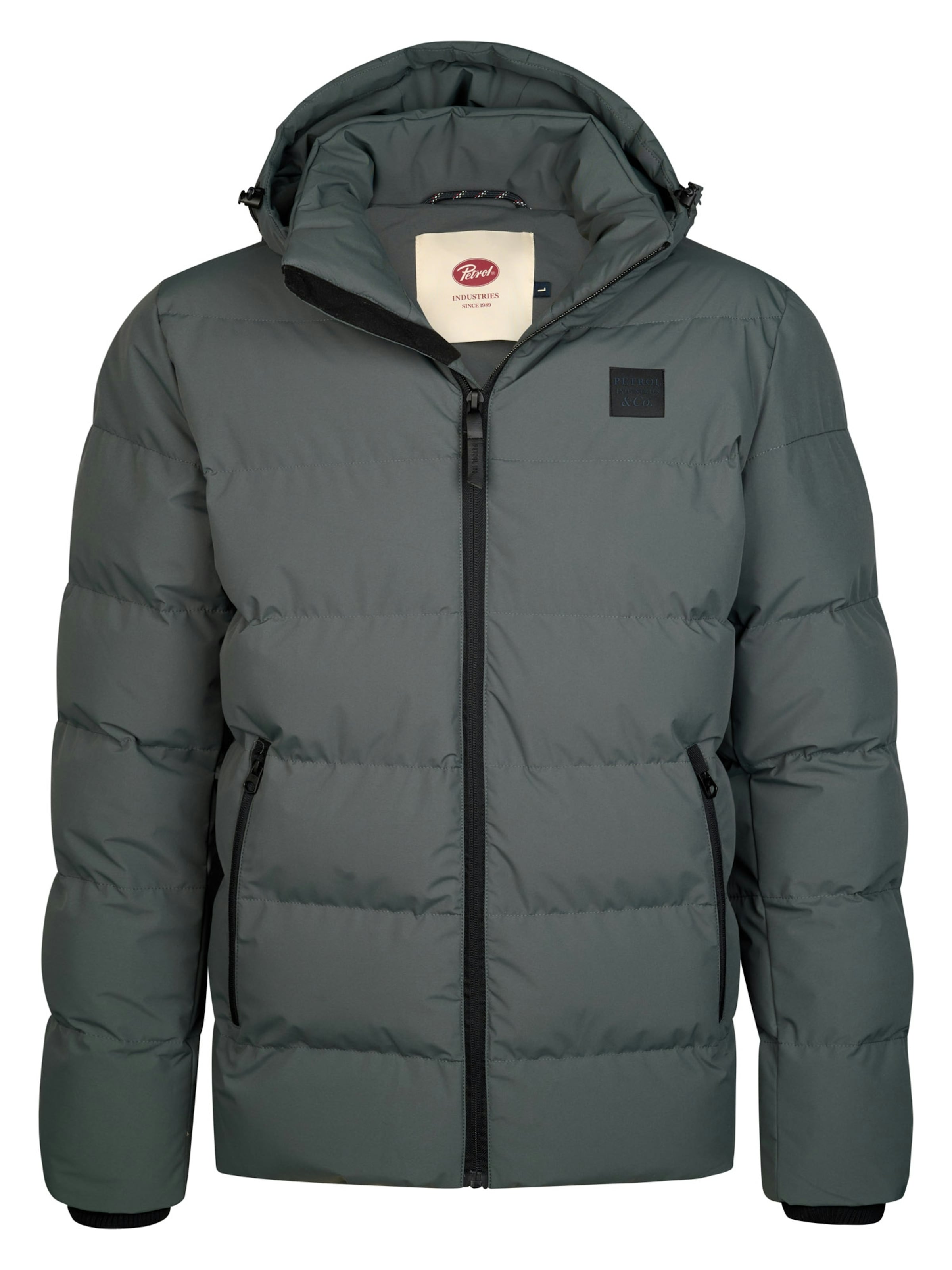 Veste d’hiver Petrol Industries en vert : devant
