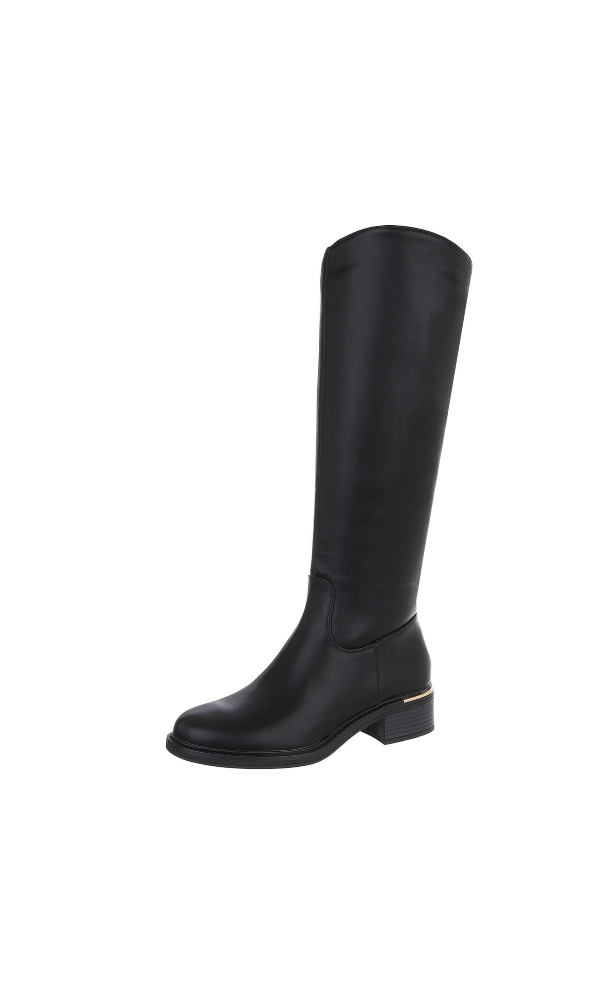Ital-Design Stiefel' Klassische Stiefel ' in Schwarz: Vorderseite