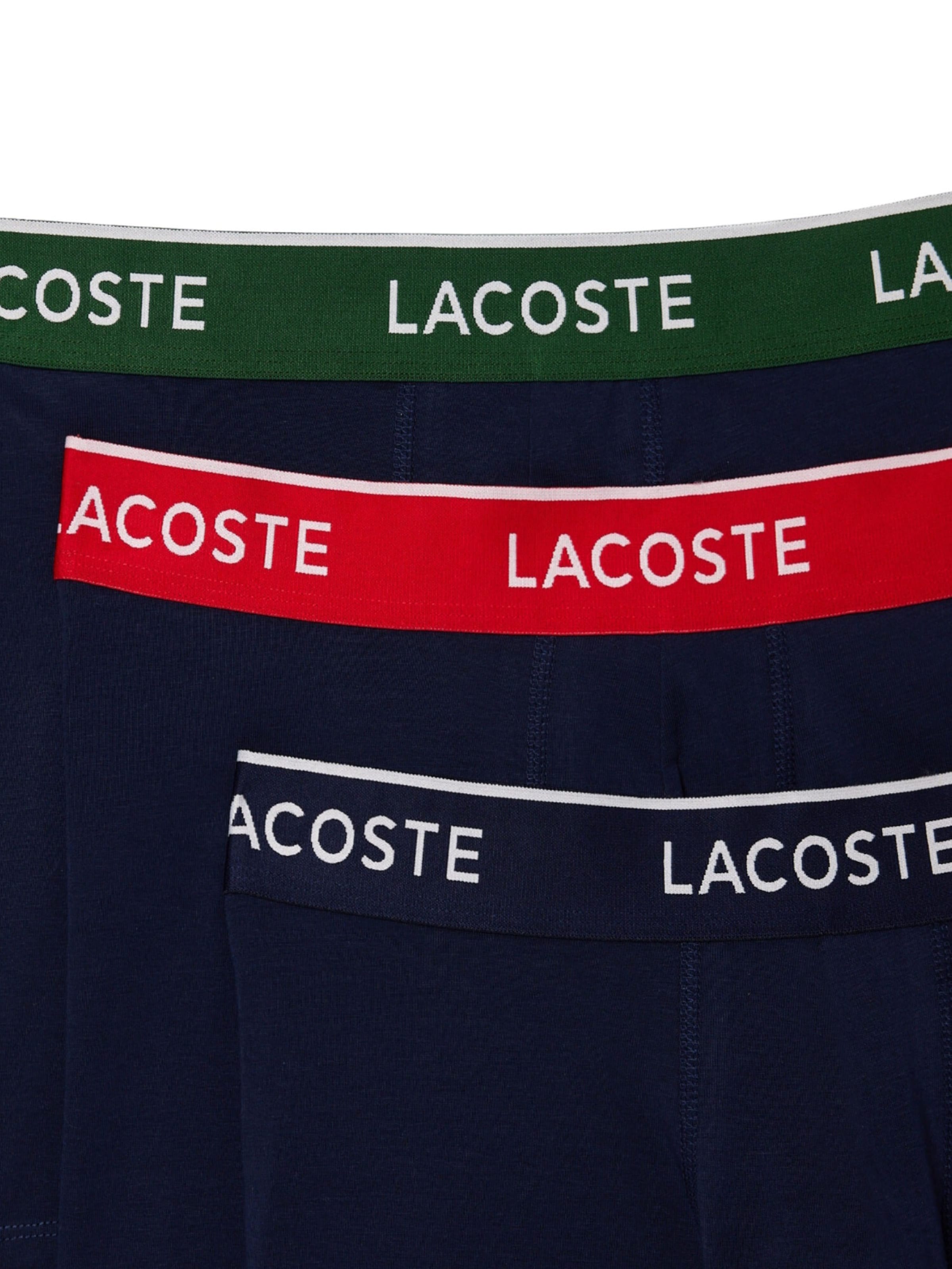 LACOSTE - Calzoncillo boxer en azul