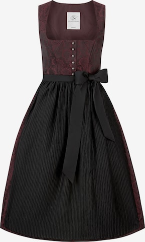 STOCKERPOINT Dirndl 'Ronja' in Rot: Vorderseite