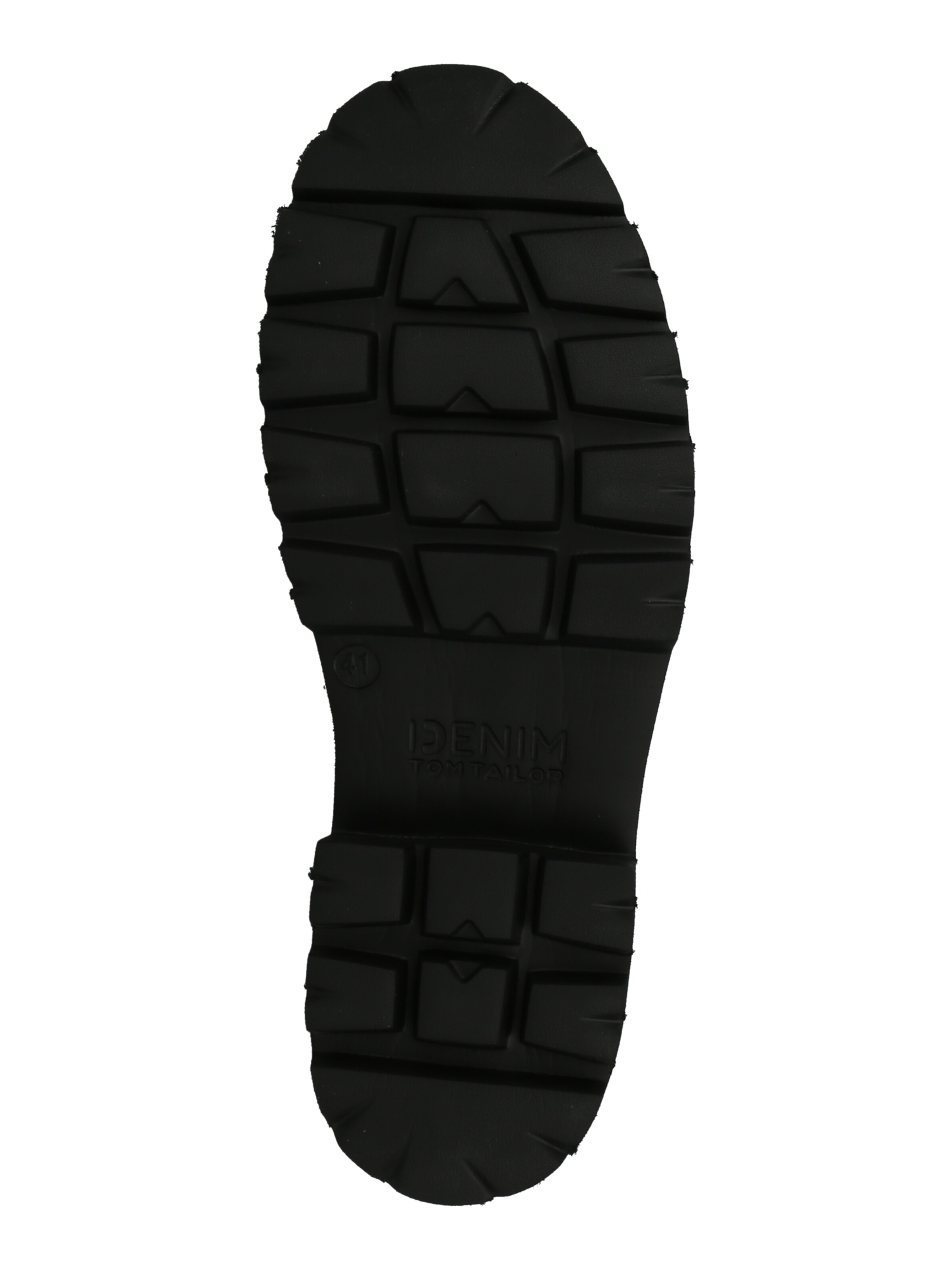 TOM TAILOR Lace-Up Ankle Boots in Black