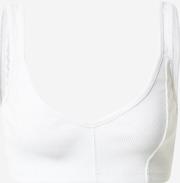 Top di Nasty Gal in bianco: frontale