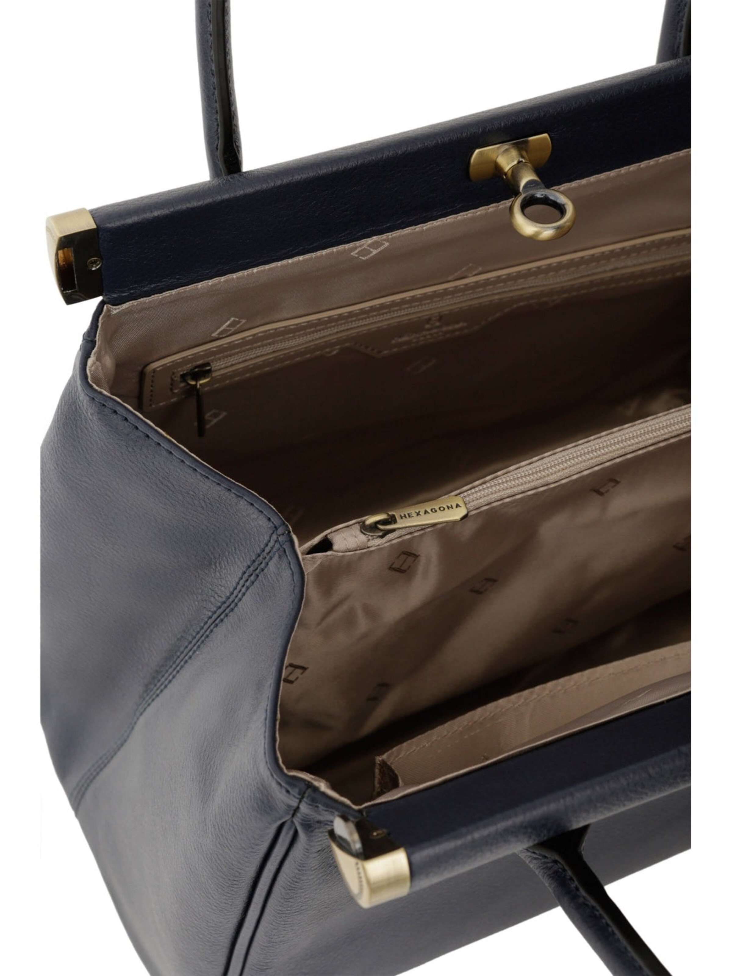 Hexagona Handtasche 'République'‌‌‌‌‌ in Blau