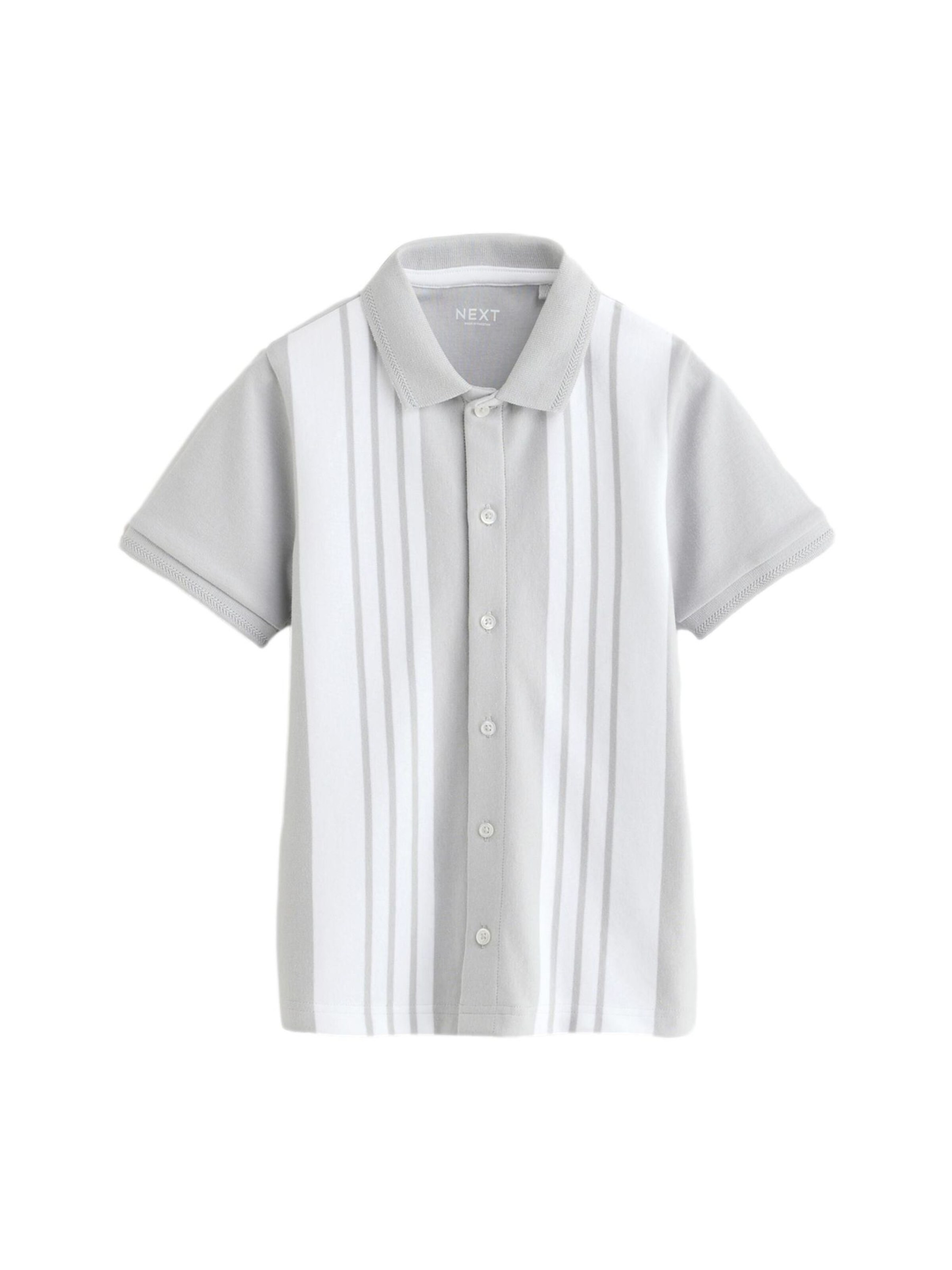 Next Rovný strih Košeľa - Sivá: predná strana