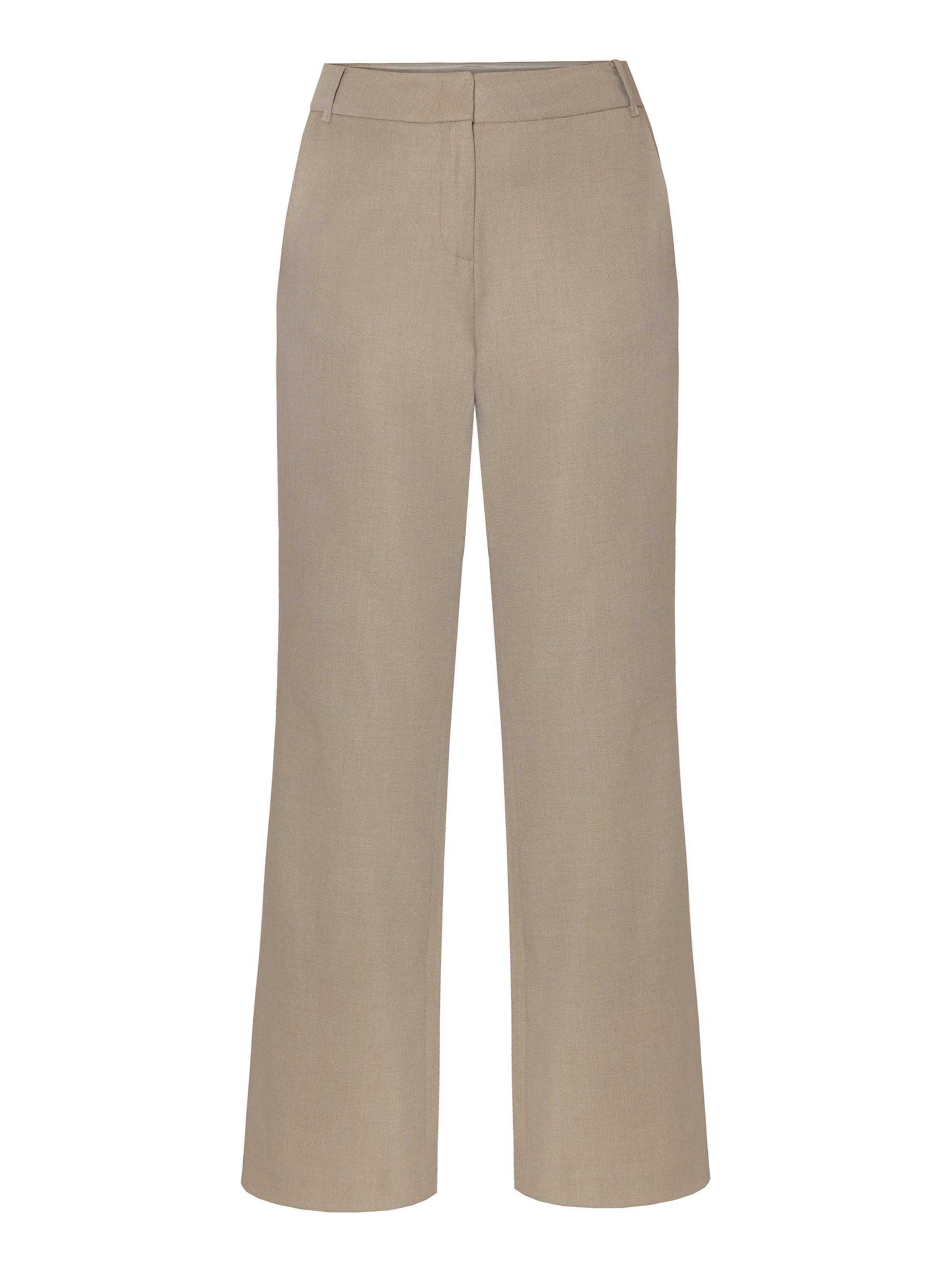 TATUUM Wide leg Broek in Beige: voorkant