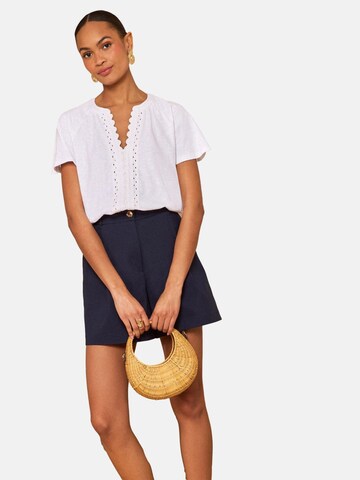 Maglietta di love & roses in beige: frontale