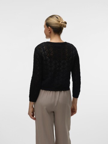 VERO MODA Strickjacke in Schwarz