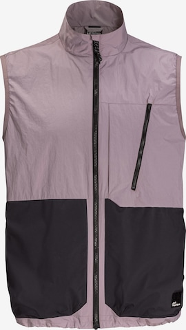 Gilet de sport JACK WOLFSKIN en violet : devant