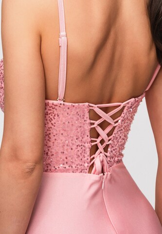 Ombre Avondjurk in Roze