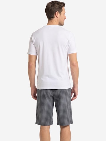 Hanro Pyjama kort 'Night & Day' in Wit