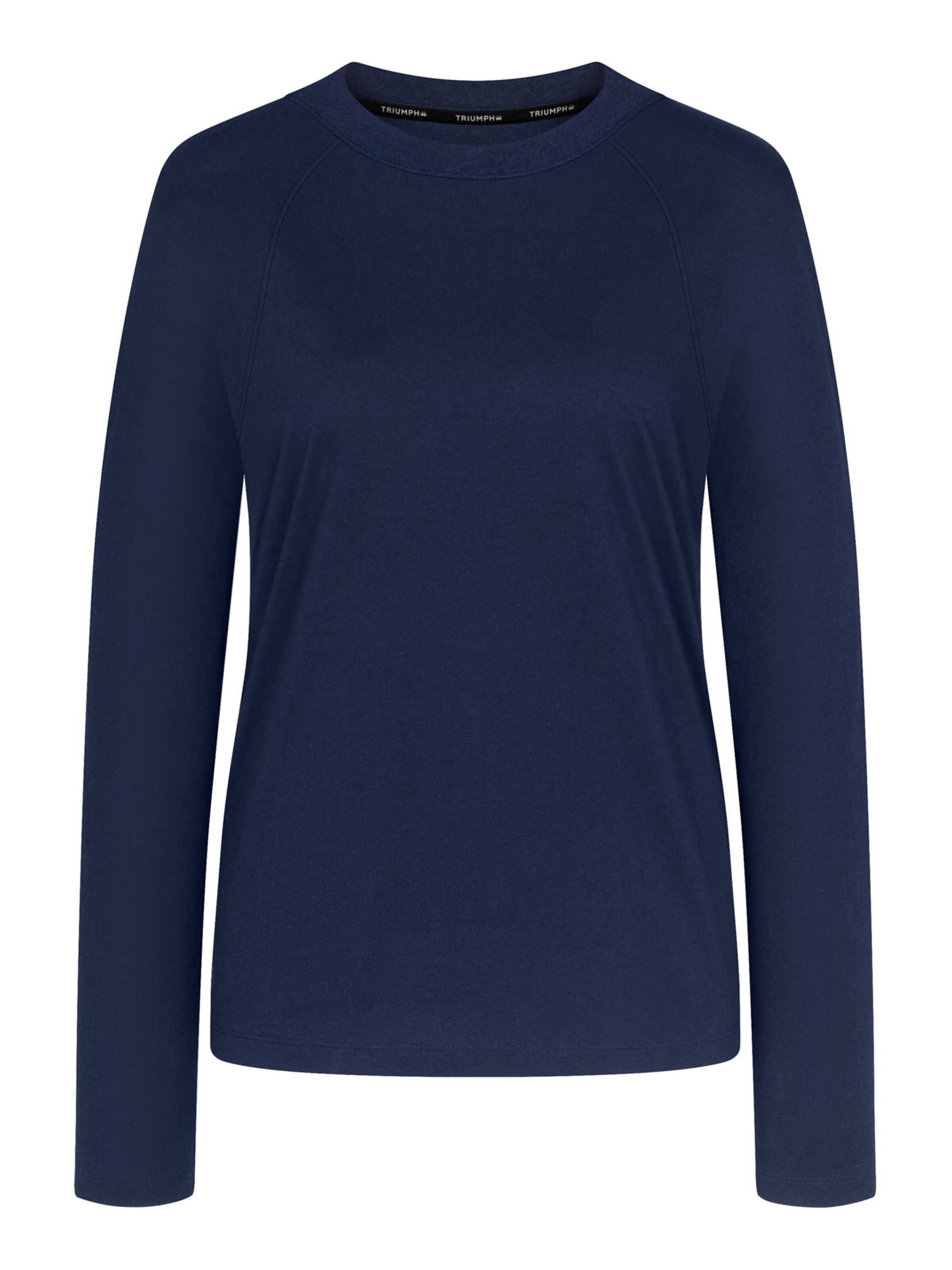 TRIUMPH Longsleeve ' Red Label Mix & Match ' in Blau: Vorderseite