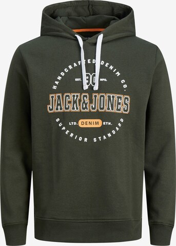 JACK & JONES Sweatshirt 'Tamp' in Groen: voorkant