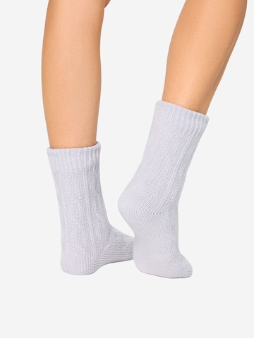 Nur Die Sokken ' Flausch Socken ' in Grijs