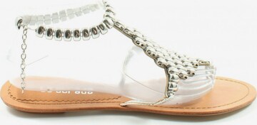 LA STRADA Sandals & High-Heeled Sandals in 40 in Silver: front
