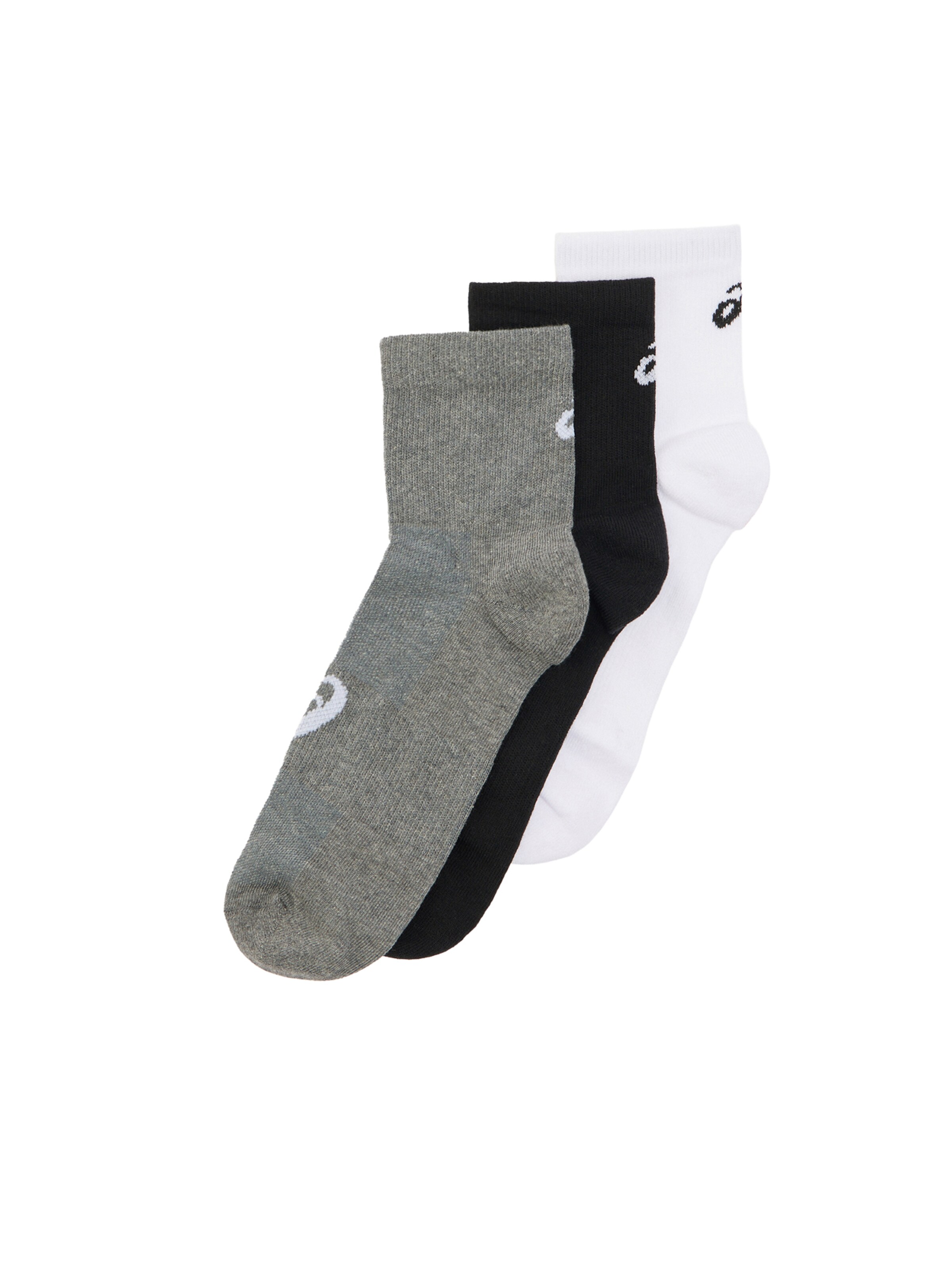 ASICS Athletic Socks in Grey: front