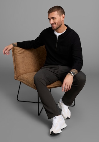 Bruno Banani LM Pullover in Schwarz