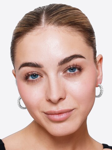 Boucles d'oreilles 'Stacy' Heideman en argent : devant