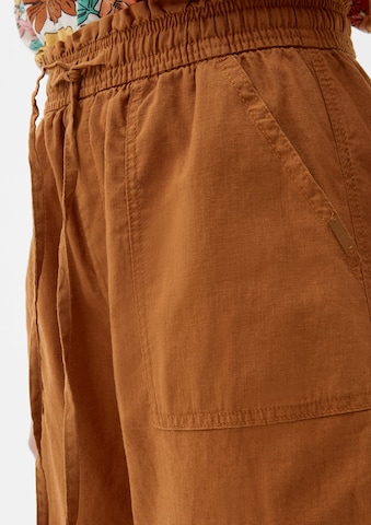 QS - Loosefit Pantalón en marrón
