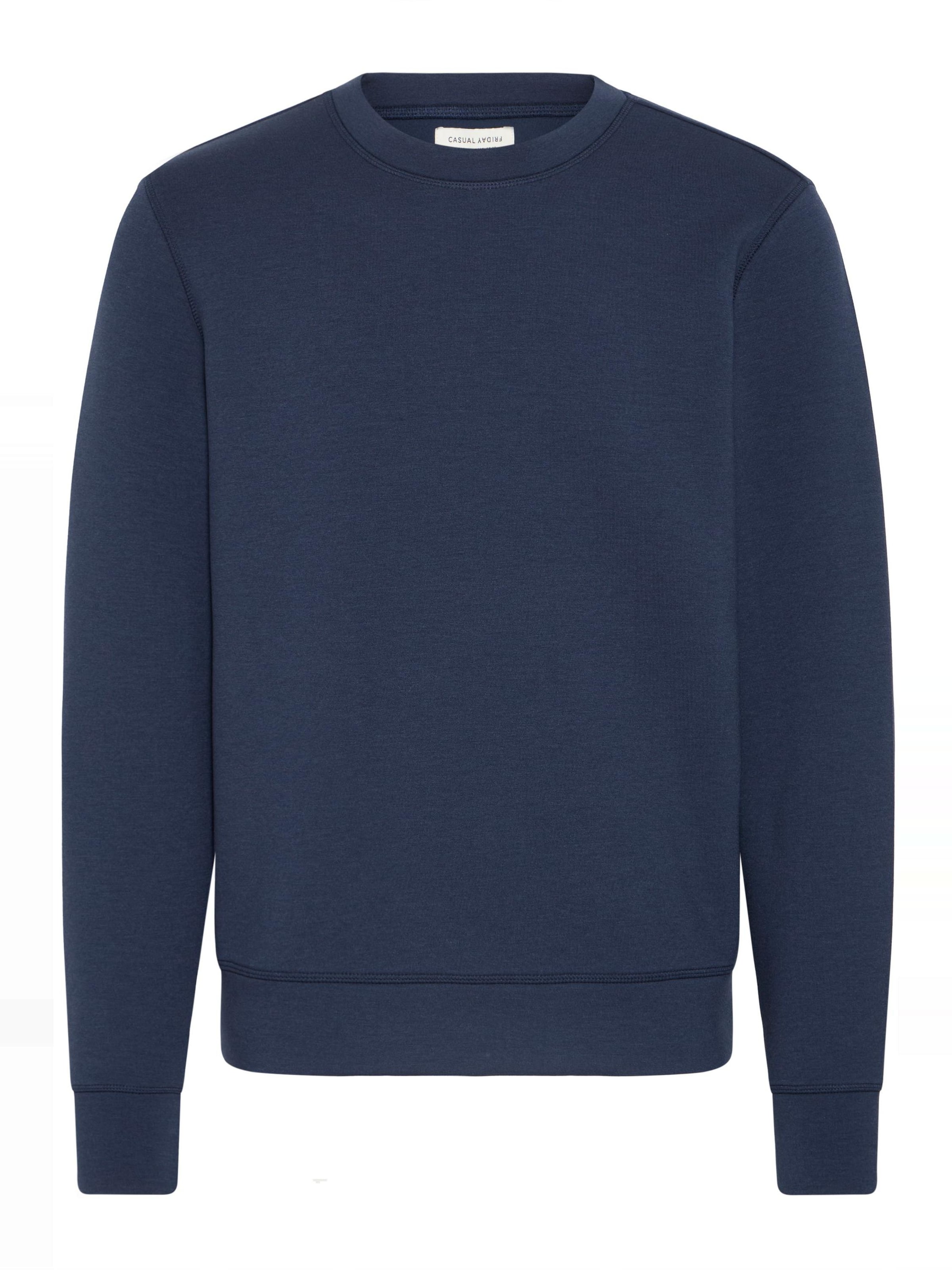 Casual Friday Sweater 'Sebastian ' in Blue: front
