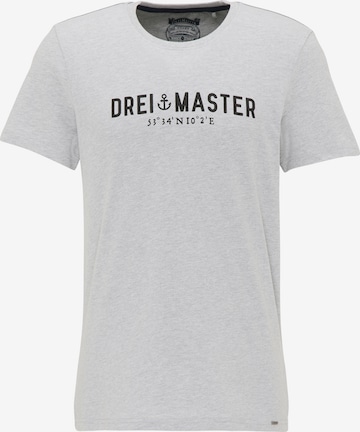 DreiMaster Vintage T-Shirt in Grau: predná strana