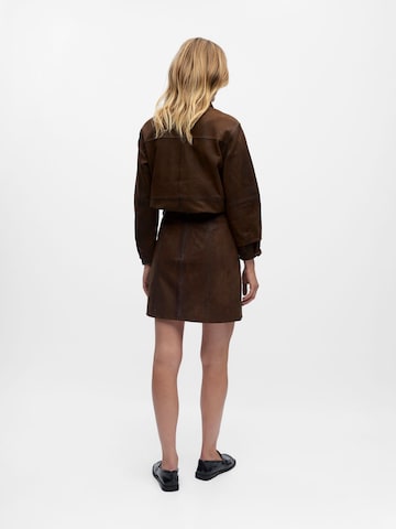 Jupe 'OBJCINNA' OBJECT en marron