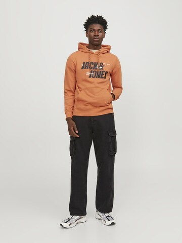 JACK & JONES Sweatshirt in Orange