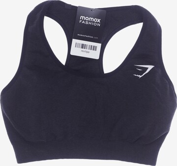 GYMSHARK Top S in Schwarz: predná strana