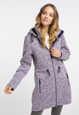 Schmuddelwedda - Chaqueta polar en lila: frente