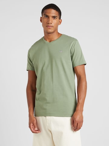 Maglietta di GANT in verde: frontale