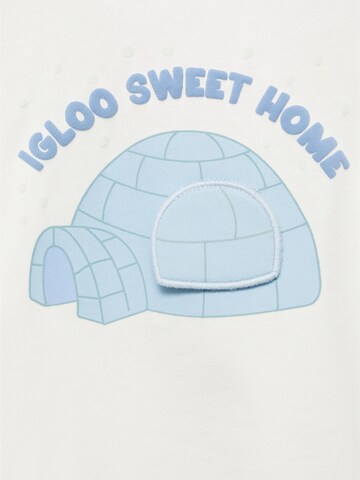 Maglietta 'IGLU' di MANGO KIDS in bianco