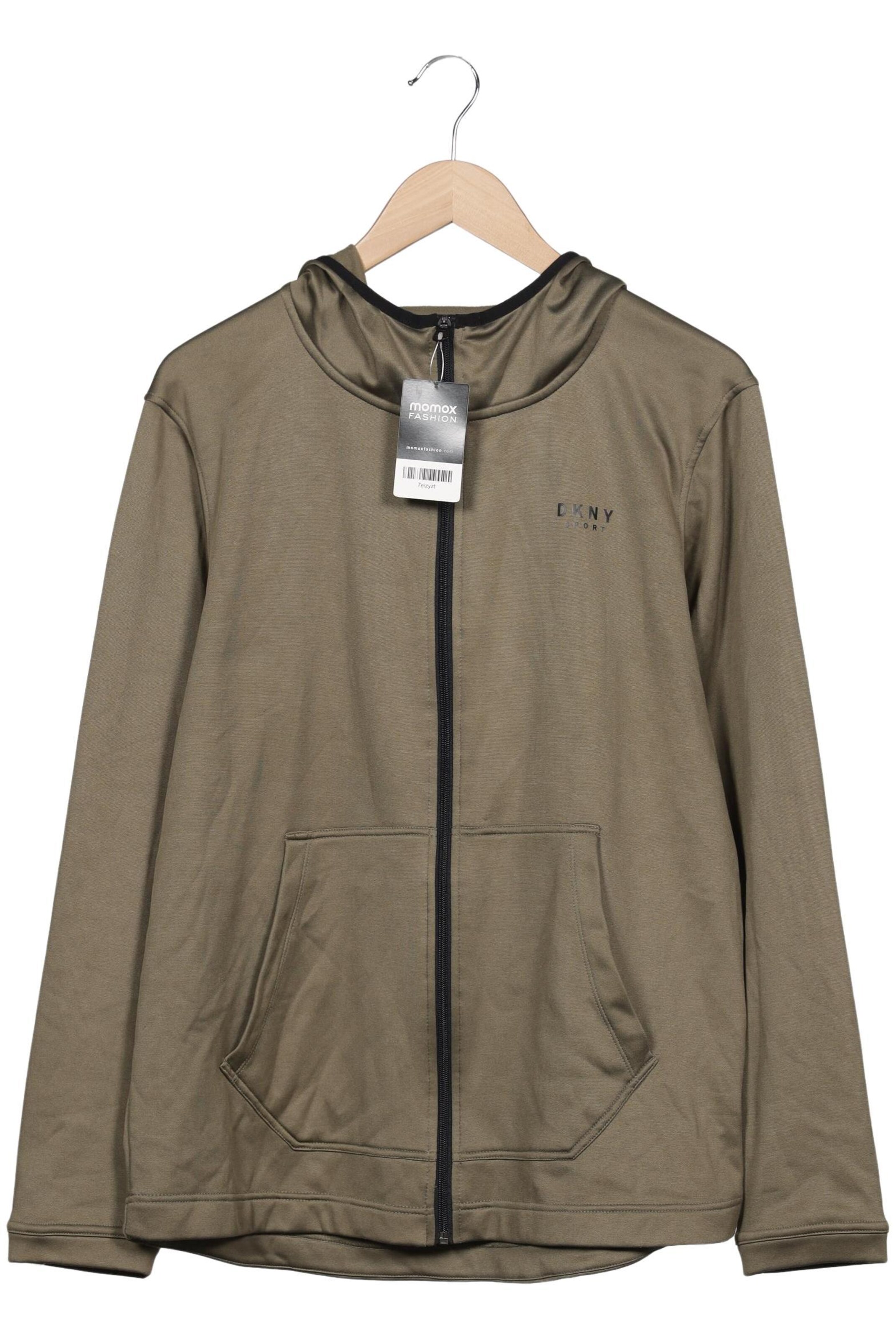 DKNY Kapuzenpullover L in Grün: Vorderseite