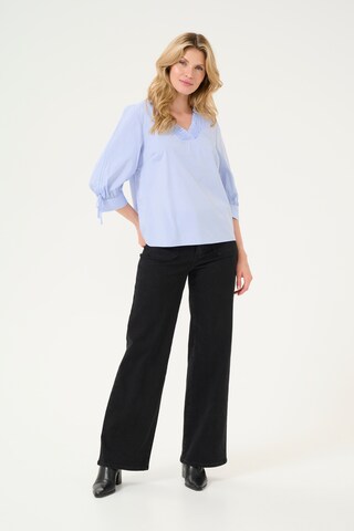 Kaffe Blouse in Blauw