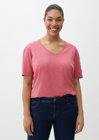 TRIANGLE T-shirt i rosa: framsida