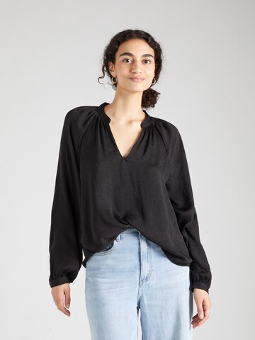 Aware Blouse 'SUNNY' in Zwart: voorkant