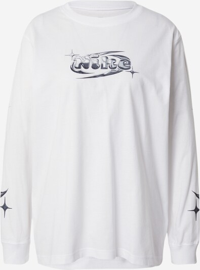 Nike Sportswear T-shirt 'DANCE' i silvergrå / mörkgrå / vit, Produktvy