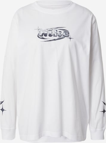 Nike Sportswear - Camisa 'DANCE' em branco: frente