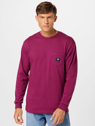 T-Shirt VANS en violet : devant