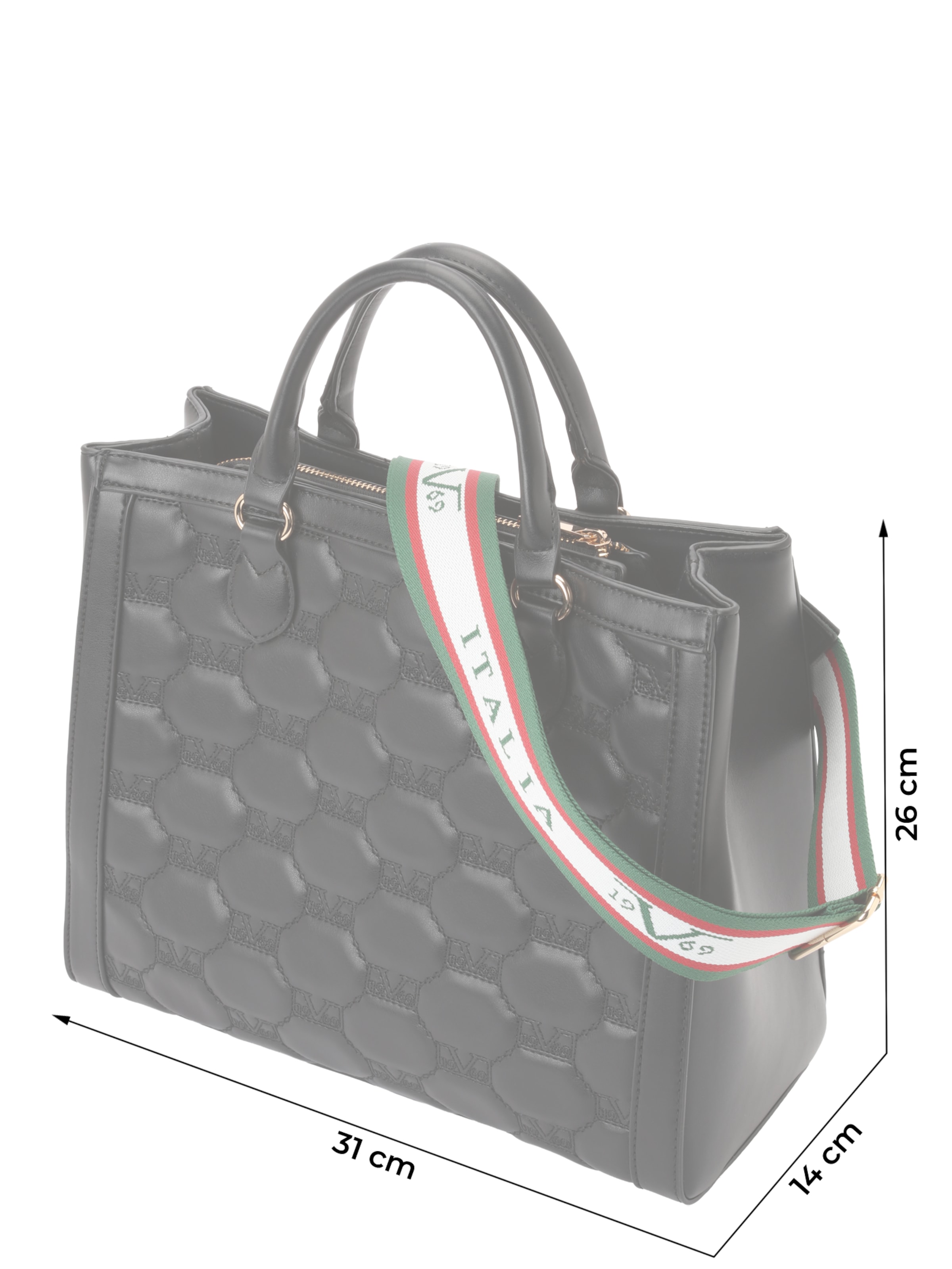 juoda 19V69 ITALIA Rankinė 'Ella'