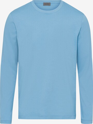 Hanro Shirt in Blauw: voorkant