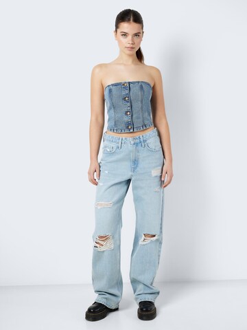 Noisy may Regular Jeans 'FRILLA' in Blauw