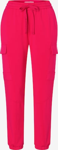 TIMEZONE Tapered Cargobroek 'Rakima' in Roze: voorkant