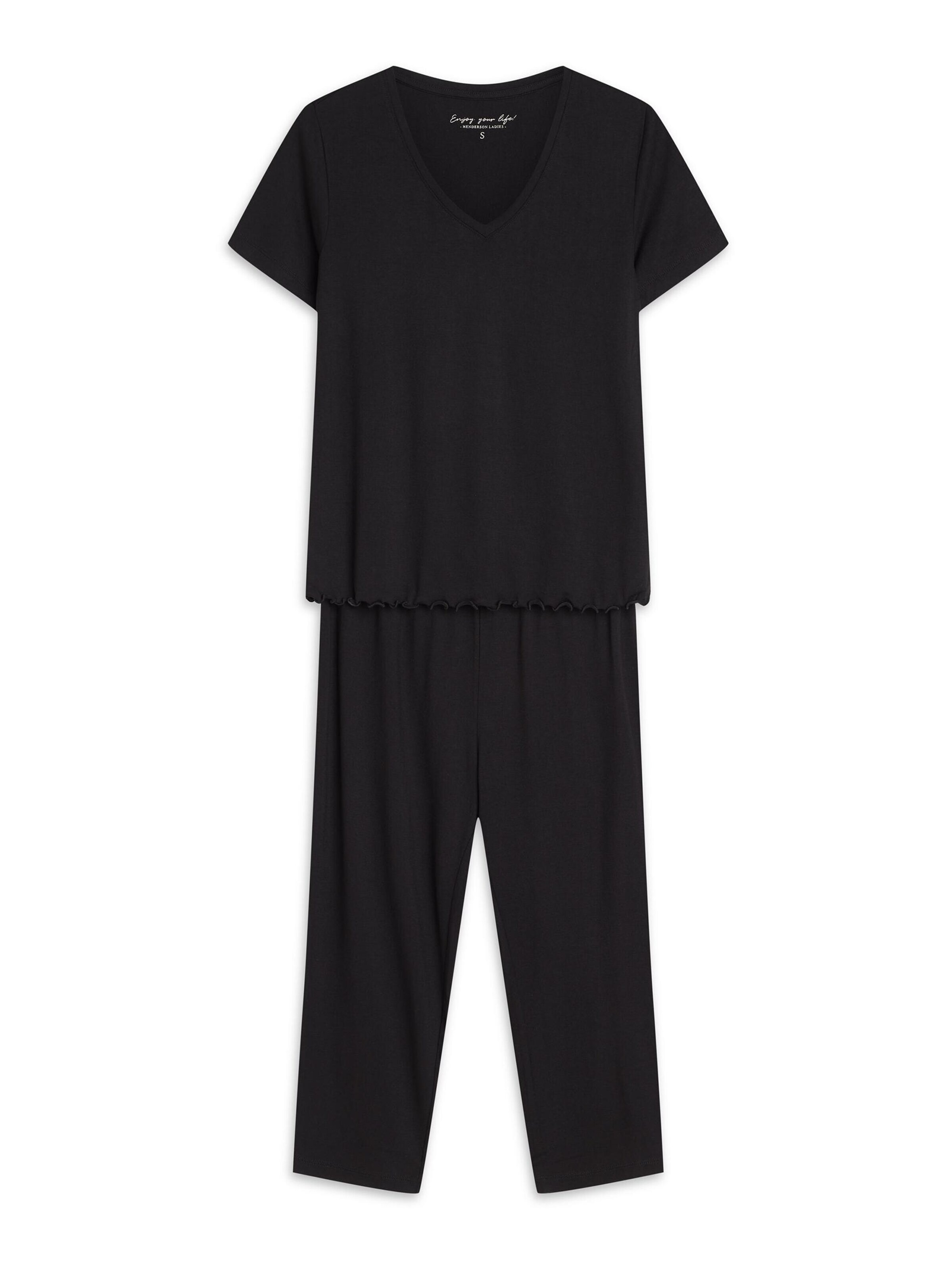 Henderson Pyjama 'Noves'‌‌‌‌‌‌‌‌ in Schwarz