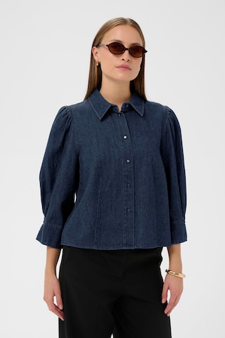 SOAKED IN LUXURY Blouse 'SLChaman Hella' in Blauw: voorkant